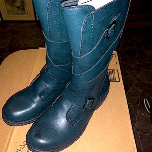 Madden Girl Women’s Boots Blue Size 7